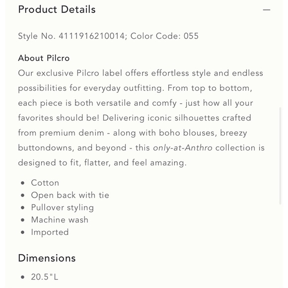 Anthropologie Pilcro Open-Back Sweatshirt NWT Size XL - Picture 12 of 12